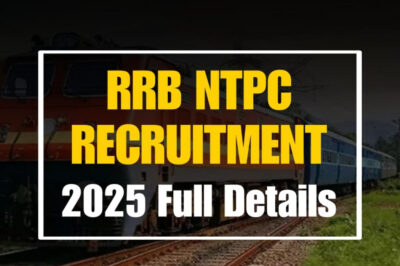 RRB NTPC Inter Level Recruitment 2025